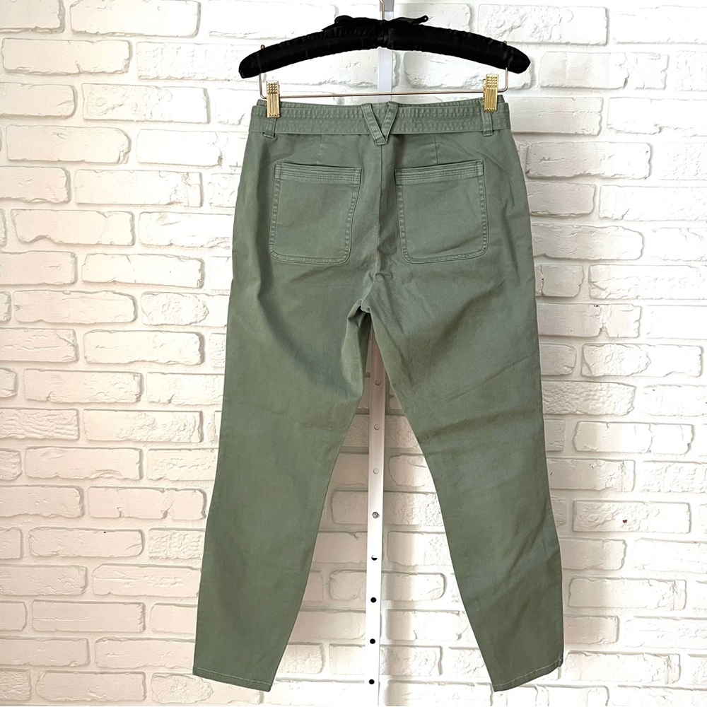 Vineyard Vines Olive Green Tie Waist Utility Pants Size 0 - Picture 3 of 3